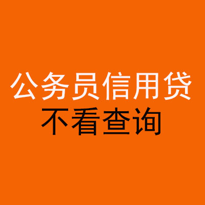 扶风公务员信用贷款